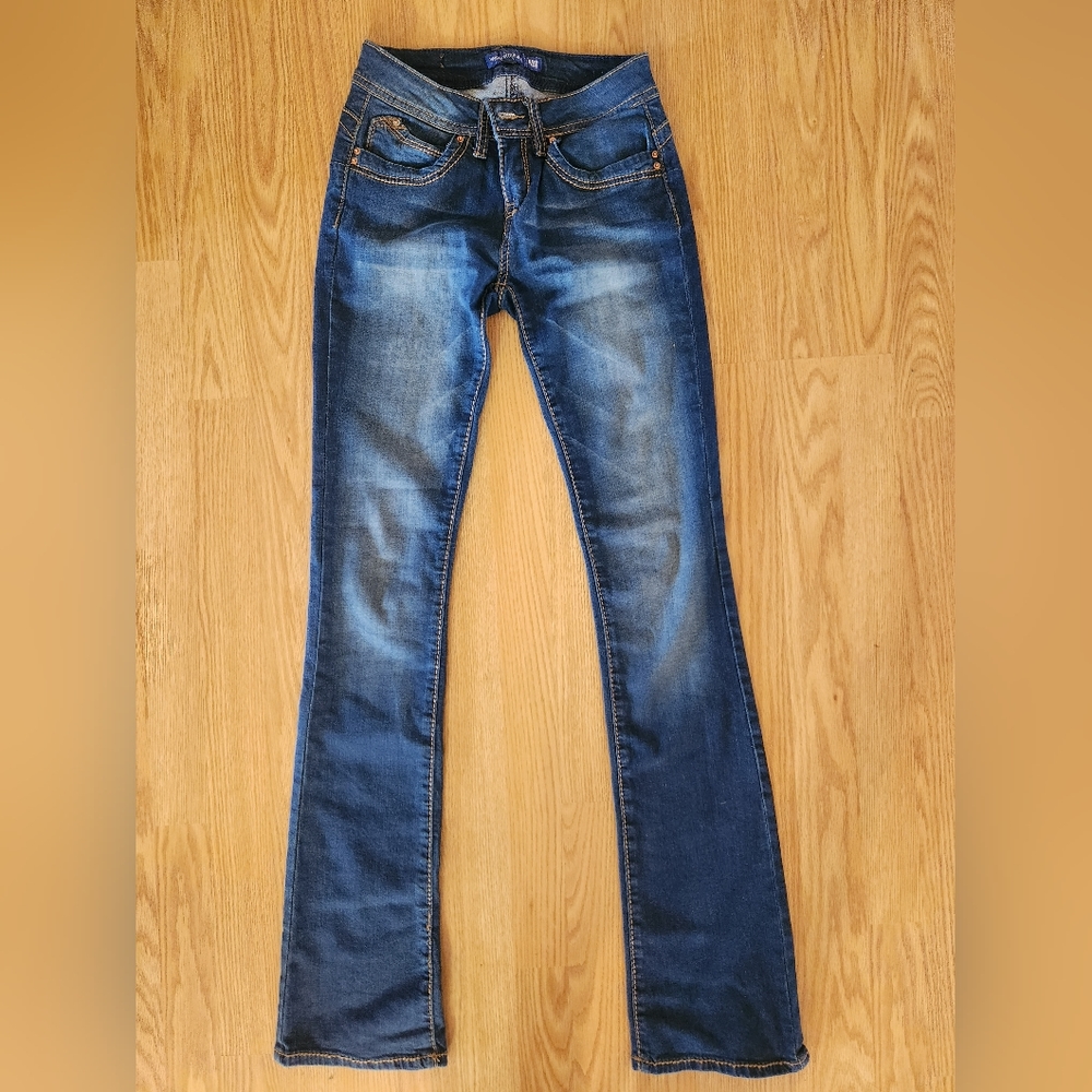 YMI Women's Low Rise Blue Boot cut Jeans size